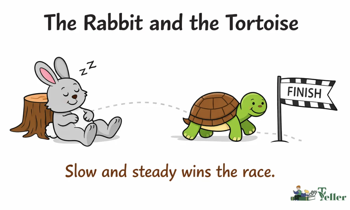 Rabbit and Tortoise Story